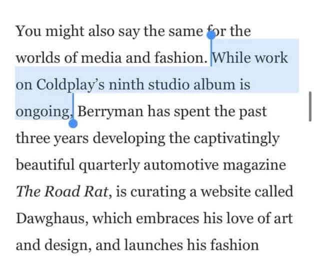 ColdpEl's tweet image. This makes me my day #Coldplay #Happy