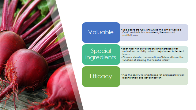 MDP_WorldInc's tweet photo. 3.BEET ROOT
Accelerating Liver Detoxification
Protects and increases liver antioxidant activity. 
Can accelerate the secretion of bile and have the function of clearing the hepatic infarct 
Ability to inhibit blood fat and assist liver cell regeneration and detoxification.
#Kirei https://t.co/jS4FepwEmy