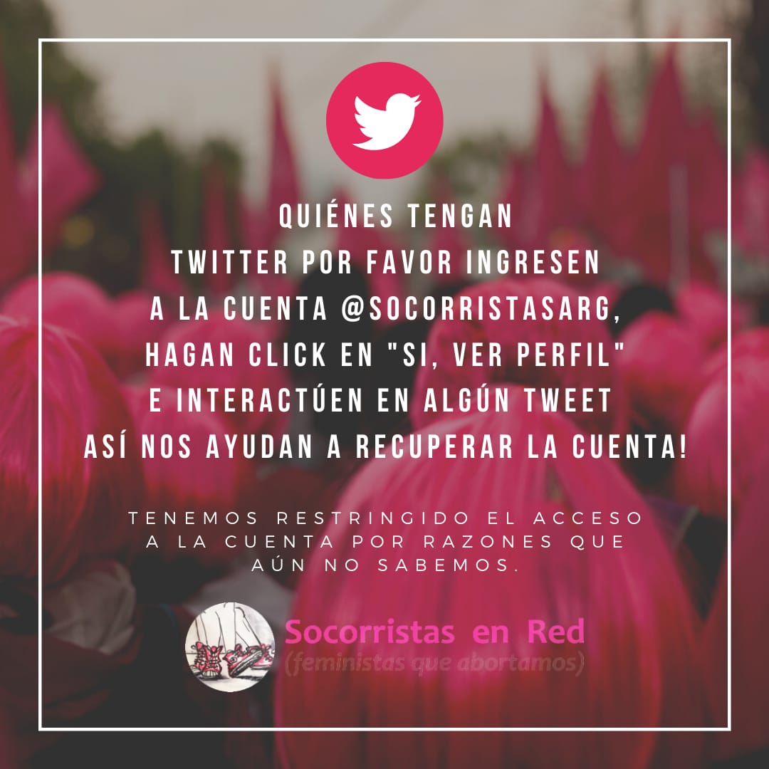 SocorroRosaCha1's tweet image. Nos ayudas??
@socorristasarg