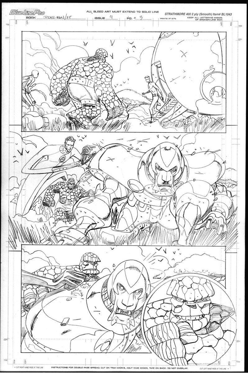 Pencils from the Parker/'Ringo Spider-Man/FF series