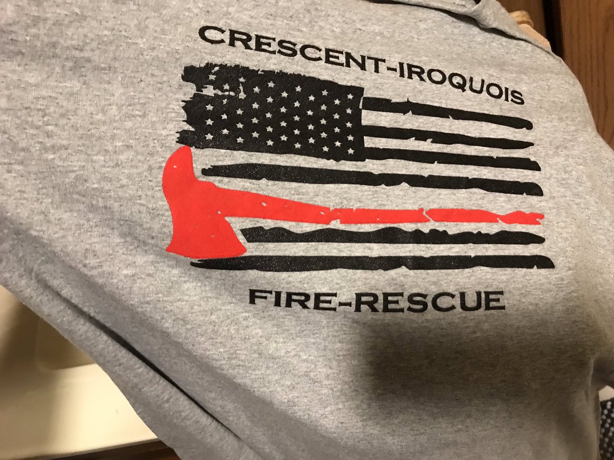 FredButt6's tweet photo. Fire meeting night. New #CrescentFire Duty Shirts. Hopefully we slow down! Currently up to 68 calls for 2020 with lots of days in 20 too goπ€·πΌββοΈπ¨. #ItsForTheCommunity. https://t.co/PE2fBCpxWW