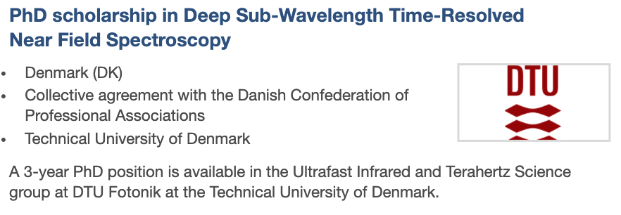 A fully-funded 3-year #PhD scholarship opening <a href="/DTUtweet/">DTU</a>. Further details and apply online at bit.ly/3kGFKCf.

Closing date 21st August 2020.