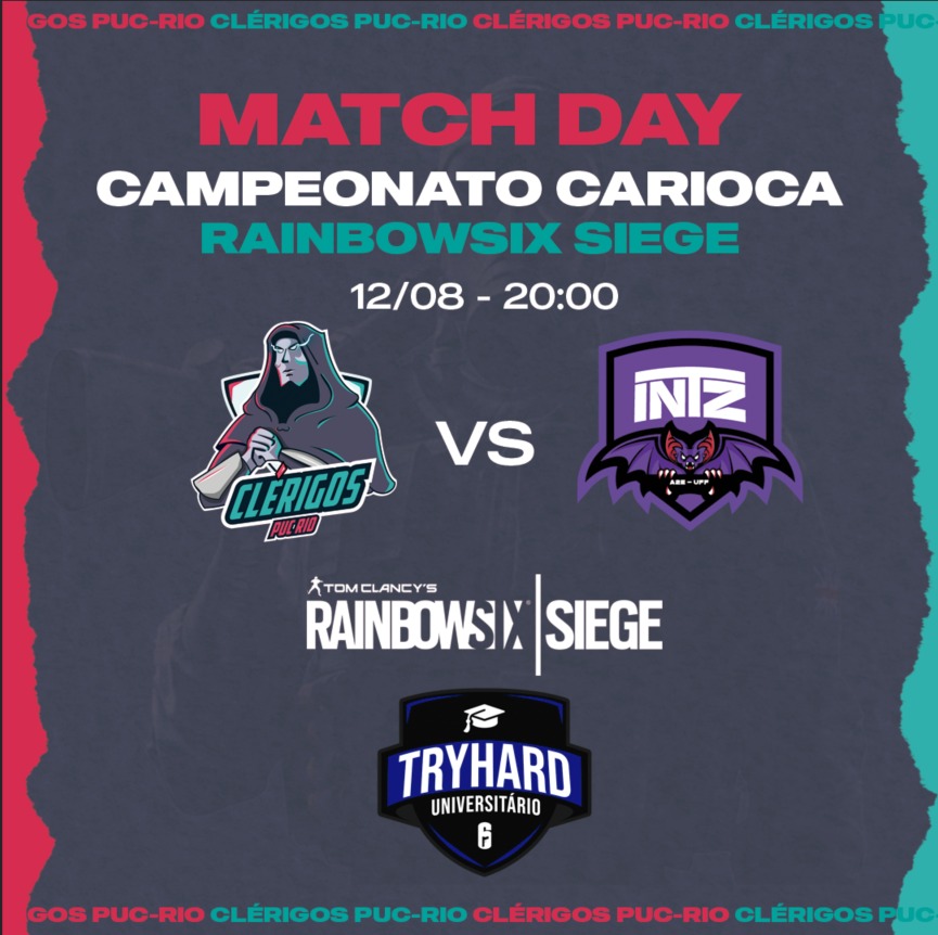 clerigospucrio's tweet photo. Boa noite, Iluminados ! 
Hoje nosso time de Rainbow six Siege estréia no Campeonato Carioca. 

Iremos em busca do título Troféu de melhor time do Estado !! https://t.co/WEi5o4jSbp