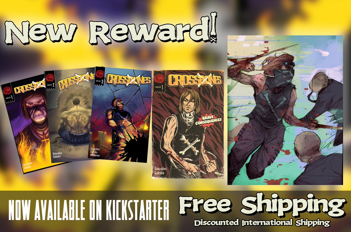 Covenant_Comics's tweet photo. We have a brand new reward! It even comes with free shipping!
Check it out: https://t.co/ZEoAC6N4k3

#comics #comicbooks #crossbones #kickstarter #superheroes #scifi #CrimeFiction #narcos #Reward #comic #indiecomics https://t.co/H6hlcGIGjg