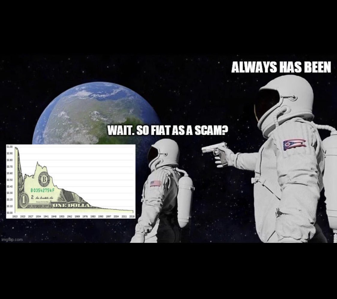 Bitcoin, time to pull the trigger on fiat 💰🪓