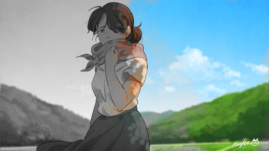 おしらせ となりの妖怪さん 冬 第18話の更新日は 8月日 木 となり Noho 妖怪さん外伝連載 アニメ化企画進行中 のイラスト