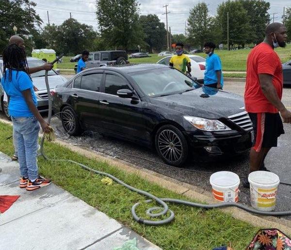 TGI_DMV's tweet photo. Another Successful Community Event! Community Car Wash Parkside/Paradise 2020. Special Thanks to all our young men who came out to wash cars! https://t.co/m3aElnC5j3