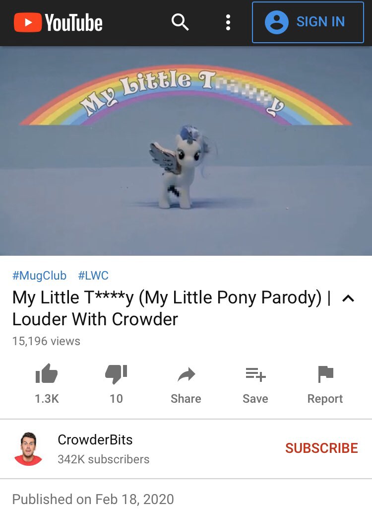 EthicalGooglers's tweet photo. [Transphobia in image] 

According to The Verge, YouTube says “Mr. Crowder has also taken steps to address the behavior that led to his suspension and has demonstrated a track record of policy-compliant behavior.”

...you’re kidding, right? #NoPrideInYT https://t.co/PZE9GBm6tc
