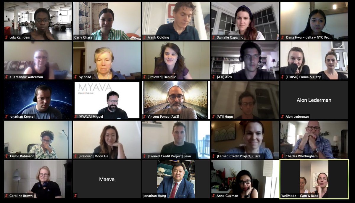 So lucky to have the BEST mock board members for #MITdeltav NYC! 

Thx for coming to our Zoom happy hour, even without the promise of drinks (which is how we usually do it) and supporting our student teams! 

<a href="/EshipMIT/">Martin Trust Center for MIT Entrepreneurship</a>