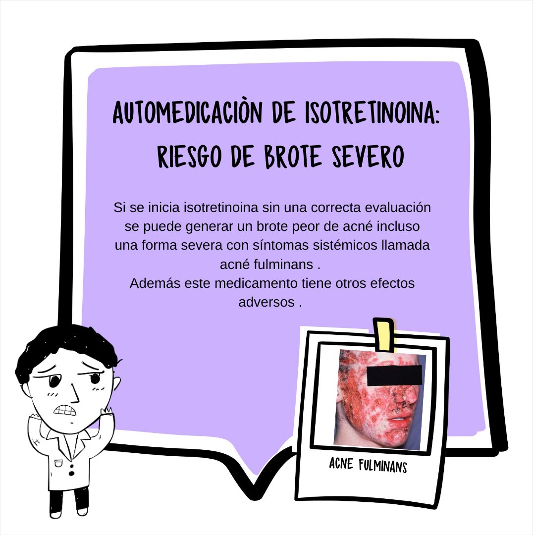 drcaracha's tweet photo. Automedicación en acné! https://t.co/KzS3oAEZVm