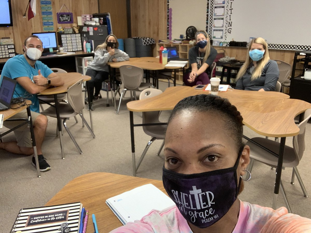5th grade team planning <a href="/WMEWildcats/">WME</a> 💕 socially distanced of course <a href="/MrSermoSupers/">Jamieson Sermo</a> @partywmsparker