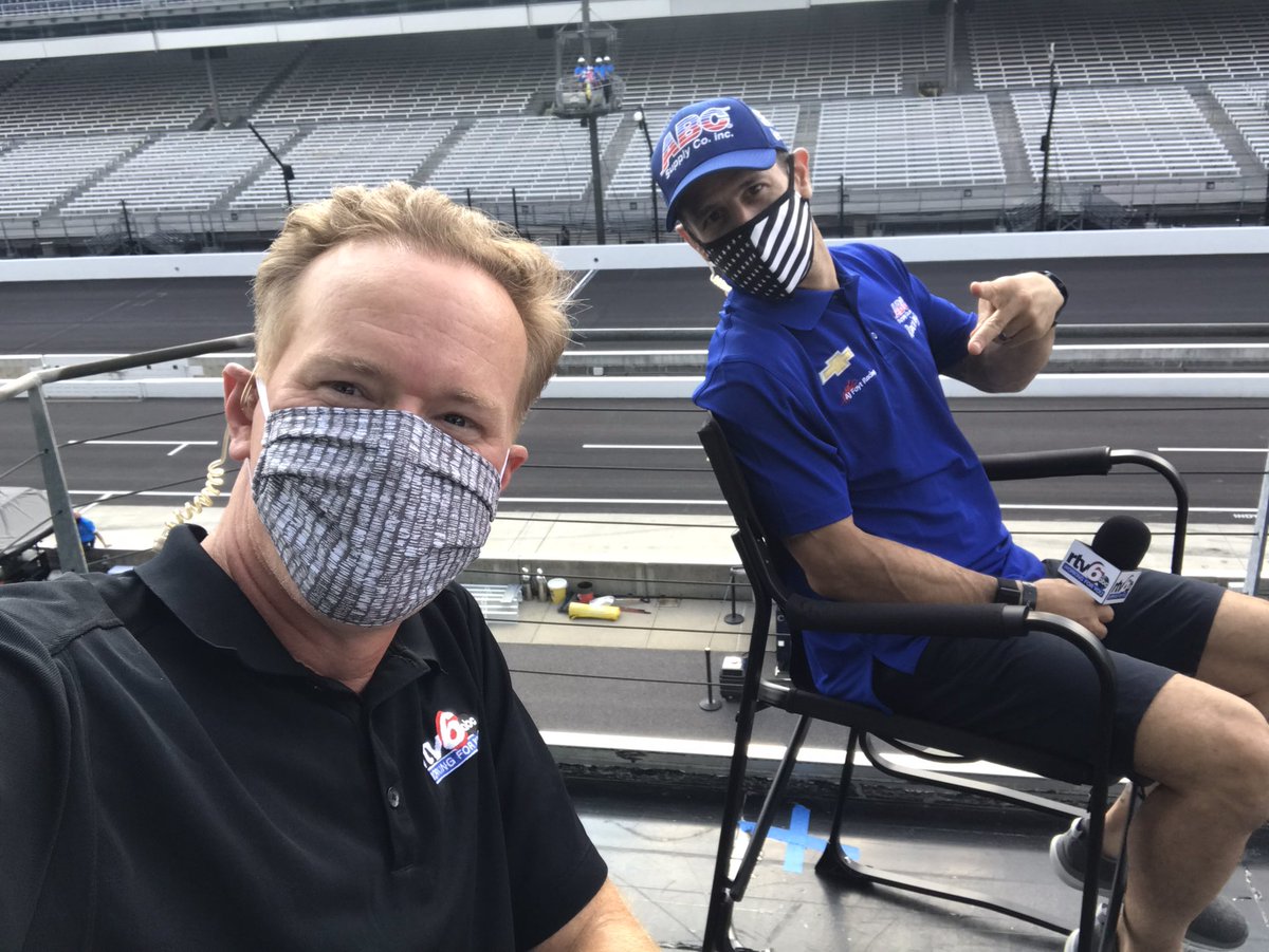 DaveFurst's tweet photo. Back with #Trackside6!!
Join @TonyKanaan and me LIVE at 6:18p on @WRTV #Indy500 ๐๐จ https://t.co/8yZWkF6aJU