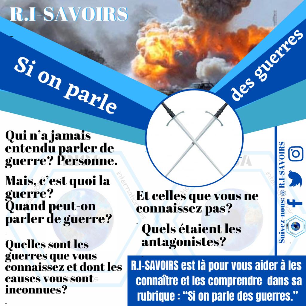 risavoirs100820's tweet photo. #_risa
#_RI
#_RelationsInternationales
#_Si_on_parle_des_Guerres
#_VersUneEducationDesCitoyensÀLespritInternationaliste. https://t.co/BBA5VR8wgV