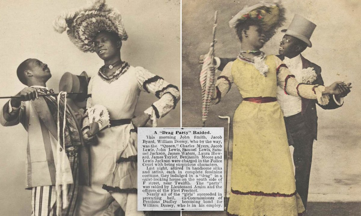 6- Aux États Unis  Dans les années 1800 dans le Marylandest né l’esclave William Dorsey Swann et qui est la première personne à s’être proclamé « drag queen »ou «queen of drag »
