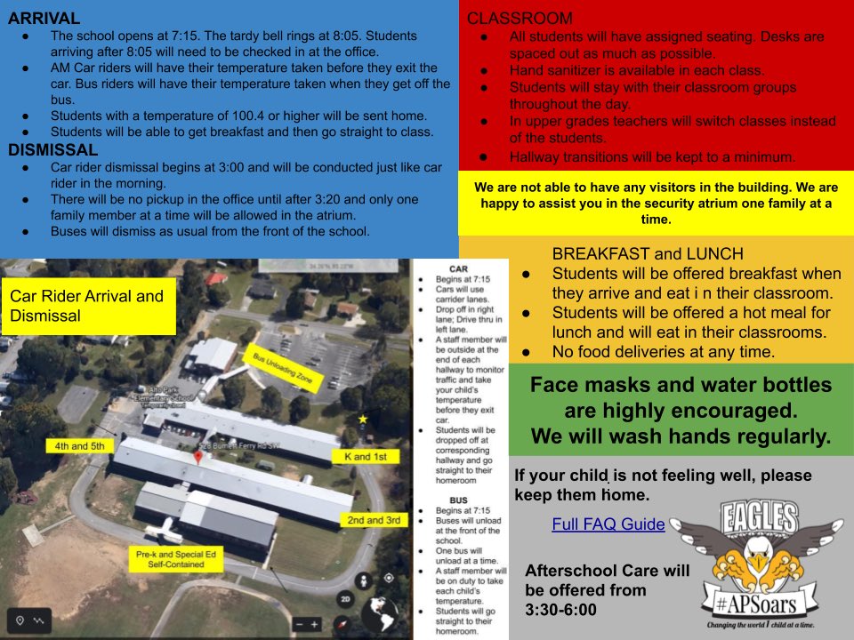 altoparkelem's tweet photo. We are so ready to welcome you back. Here’s what you need to know for the first day of school. #APSoars @FloydCoSchools https://t.co/exzm3vCwYL