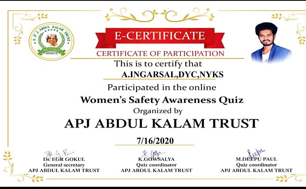 IngarsalA's tweet photo. I got New CertifiCates From Leading FOUNDATIONs , NGOs due to my SOCIAL AWARENESS among YOUTH &amp; PUBLIC Through my SOCIAL MEDIAs NETWORK🙏
 I Attatched my NEW CERTIFICATEs to my NYKS OFFICIALs , my UNIVERSITY PROFESSORs , PRESS PEOPLE and my YOUTH &amp; WELWISHERs🙏
 Ingar-Youth🙏💙💗 https://t.co/q2AsutULHf