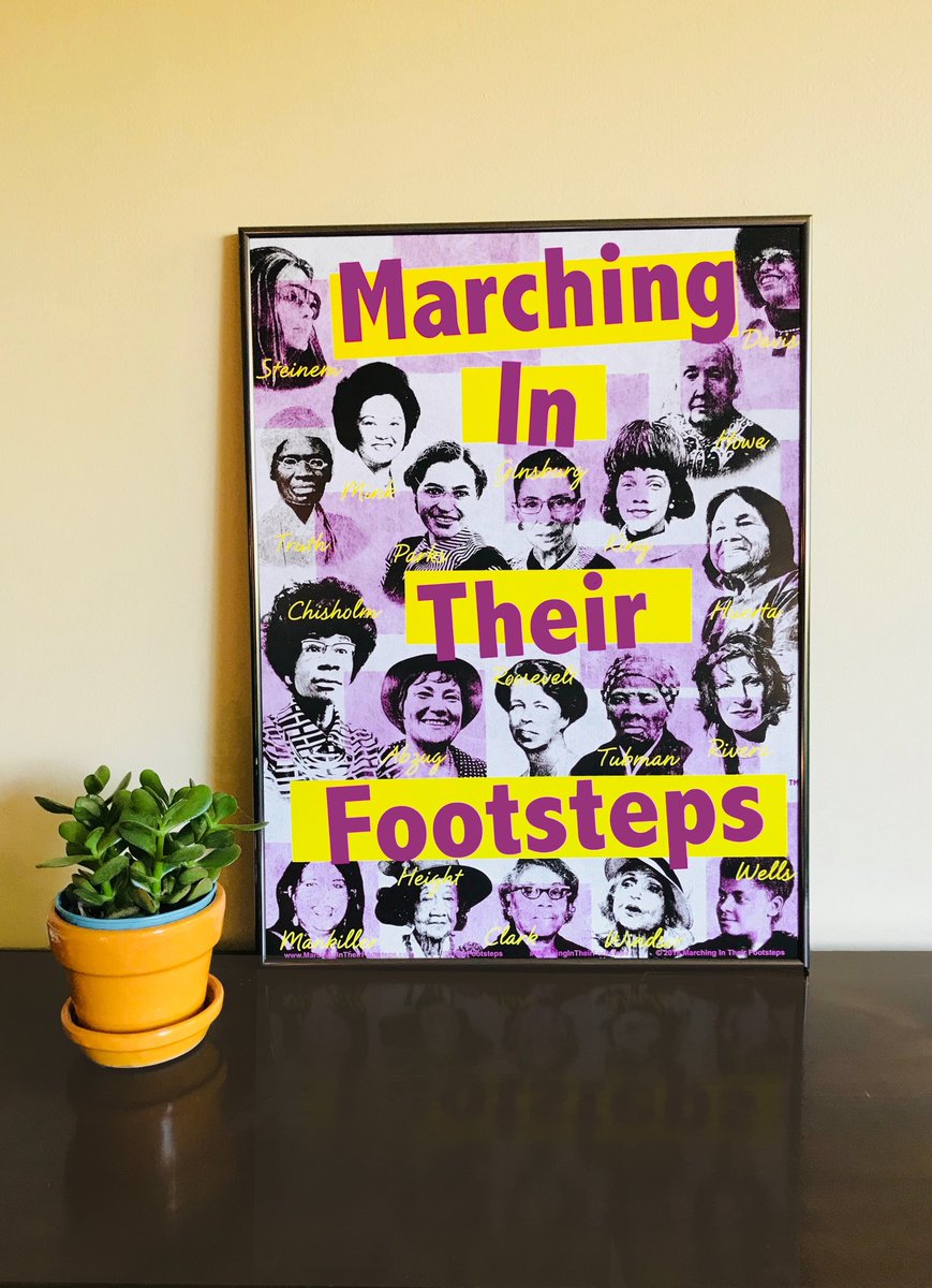 TheirFootsteps's tweet image. We LOVED that today you honored the countless #women who helped pave the way for you, @KamalaHarris! Our company celebrates those women &amp;amp; we sure would love to send a tee or poster to you! #MarchingInTheirFootsteps #KamalaHarrisVP #Kamala #KamalaForVP #KamalaHarris2020 @JoeBiden