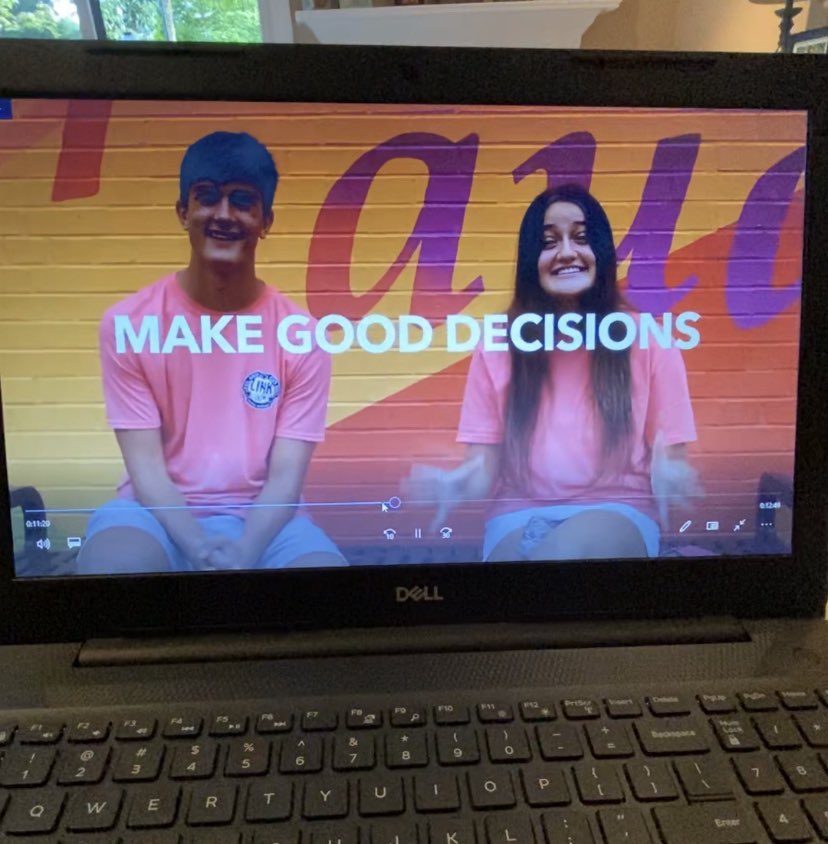 AHSLinkCrew's tweet photo. @BoomerangPrjct @FellowsEdu @Fender4Ed THESE TWO LINK LEADERS NAILED IT! What Every Anderson Student Should Know...these are just a few of the messages in our orientation video! Great job Nick &amp; Natalie! Class of 2024 We Will “SEE” You Soon! #AHSisFamily https://t.co/ckXUzConuT