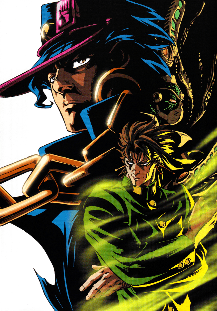 JOJO'S OVA ANNOUNCEMENT THREAD...Recently purchased a Japanese Boxset of the OVA's, and to my surprise it featured a nice Data Booklet that had Official Clean DVD Covers. Was stoked to scan these in.