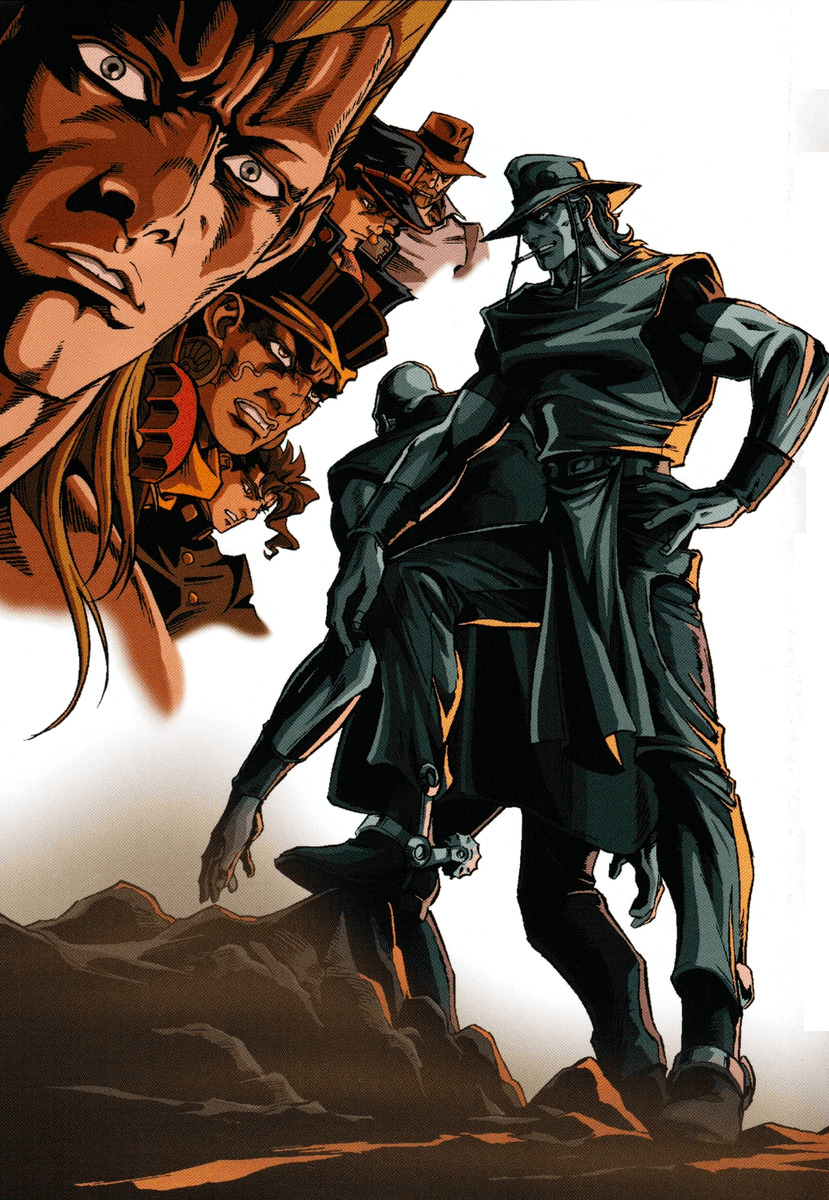 JOJO'S OVA ANNOUNCEMENT THREAD...Recently purchased a Japanese Boxset of the OVA's, and to my surprise it featured a nice Data Booklet that had Official Clean DVD Covers. Was stoked to scan these in.