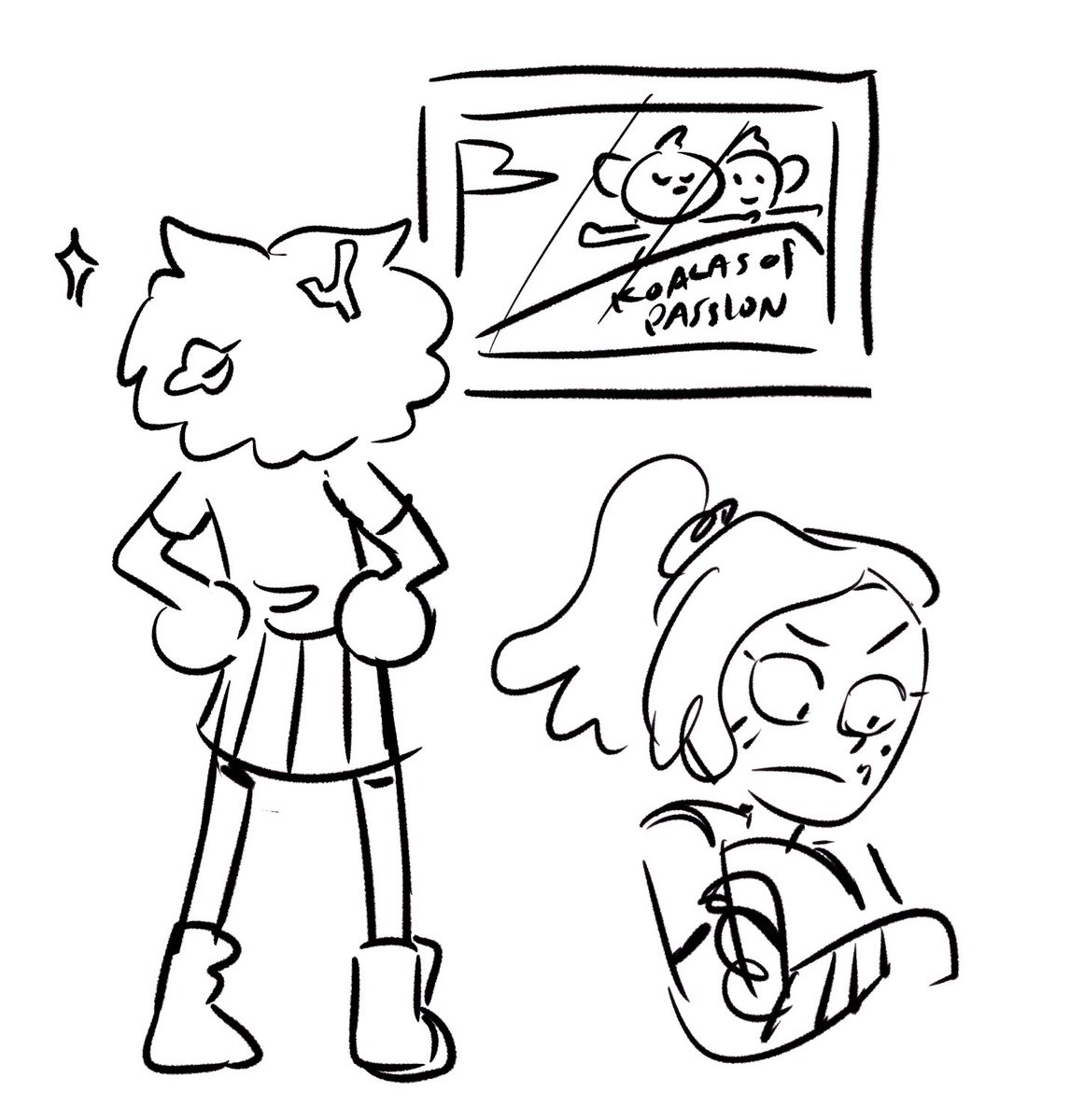 scribbley #Amphibia doodles while I rewatched EPs w my friend!!! Anne finally got to finish her puzzle ??