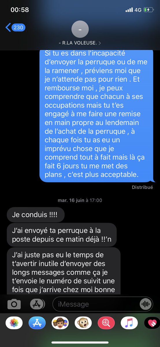 @AminaGautier4 Elle m’as vendu une perruque , l’as envoyer SANS MON ADRESSE . Elle l’as récupéré et l’as vendu à une autre abonnée.