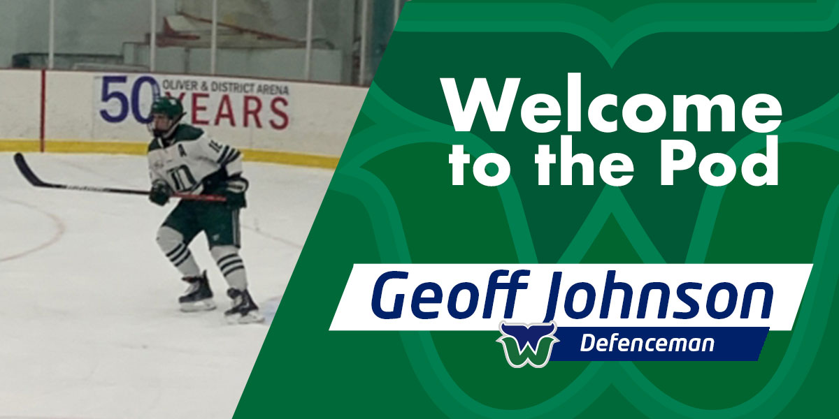 WRWhalersHockey's tweet photo. 2003 born White Rock native Geoff Johnson is our newest member of the pod! The big, local defenceman comes to us from the @DeltaWildHockey U16 program with great praise. Look for Geoff to lay the boom this fall!
#WelcometothePod https://t.co/ESAm9UcllJ