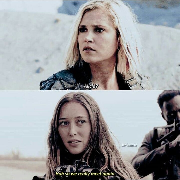 Clarke Griffin as Alicia Clark: a necessary thread