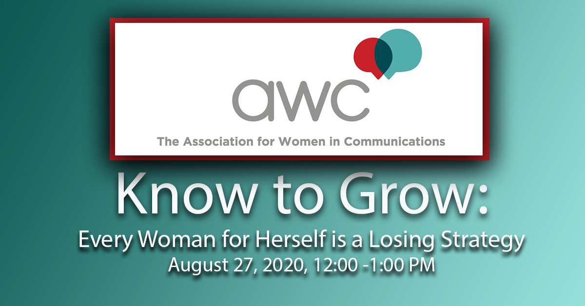 AWCSGF's tweet image. Women still have a long way to go to overcome many deeply ingrained gender biases that continue to impact society. Join Anne Doyle as she shares strategies to join together and leverage our collective power. Save your place here: bit.ly/31SnFIS
