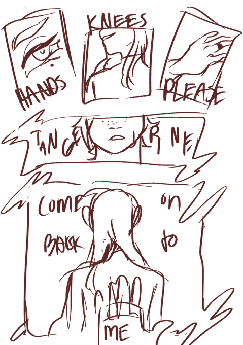 yuriashe comic wip.........its to Tangerine by glass animals 