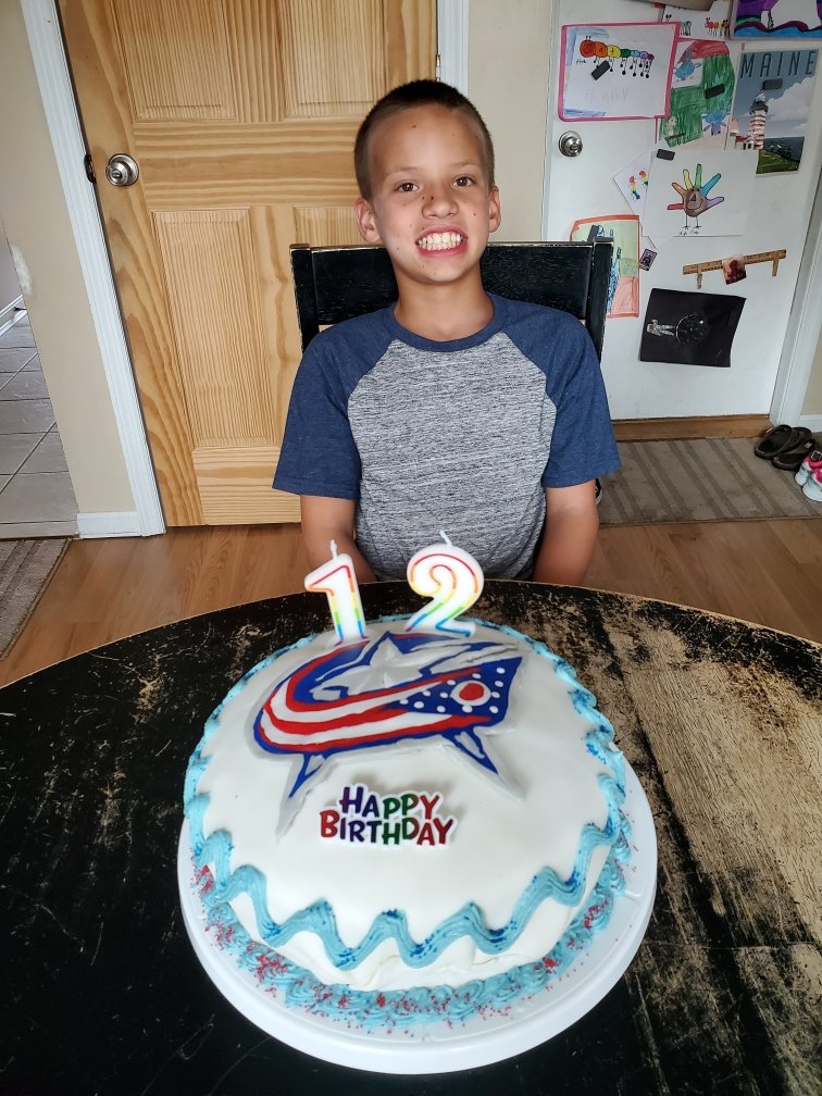 Your biggest fan had an awesome birthday cake!!@NickFoligno