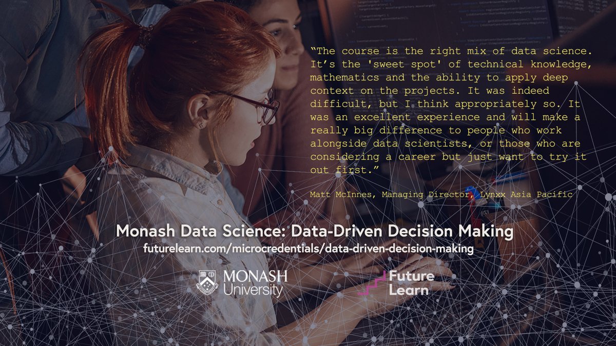 Data Science: Data Driven Decision Making tweet media
