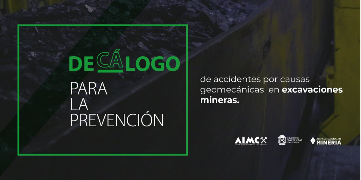 ANMColombia's tweet photo. #ComunicadoANM | Agencia Nacional de Minería publica decálogo para la prevención de accidentes mineros 👉https://t.co/qJKdI6oSfi #EnLaMinaPrimeroLaVida https://t.co/oBy1tOQu9z