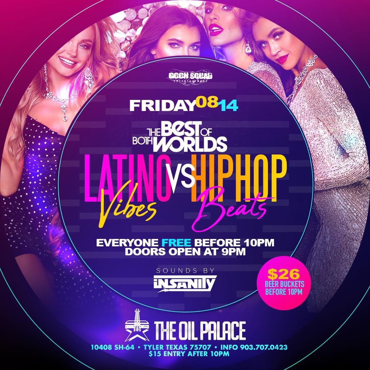 DjInsanity_1's tweet photo. Calling out all of Tyler, TX and DFW if you about that life lol ! Who’s ready to party with me this Friday night at the Oil Palace! I’ll be on the one’s and two’s and my boy Pete Mtz on the MIC along with the East Texas Goon Squad family, we gonna be “fuckin it up” https://t.co/jWySdBEmw0