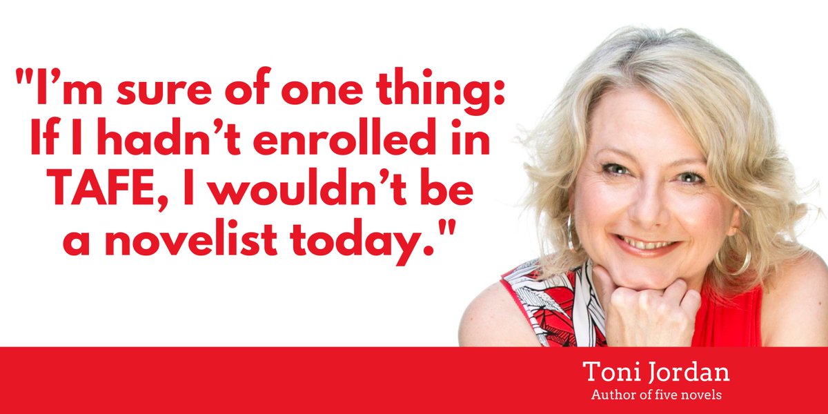 Toni Jordan, Australian Novelist (and former TAFE student) talks about the difference TAFE made to her life. #NationalTAFEday aeufederal.org.au/TAFEDAY2020/to…