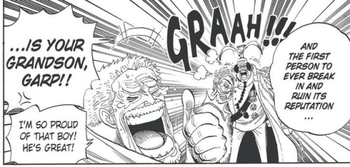 First off an obvious similarity, the Love/hate partner relationship law has to Luffy, is almost identical to that of Garp and Sengoku. I shouldn't need to go into the garp Luffy parallels lol.Sengoku and law always trying to keep things in check, while garp/Luffy are carefree