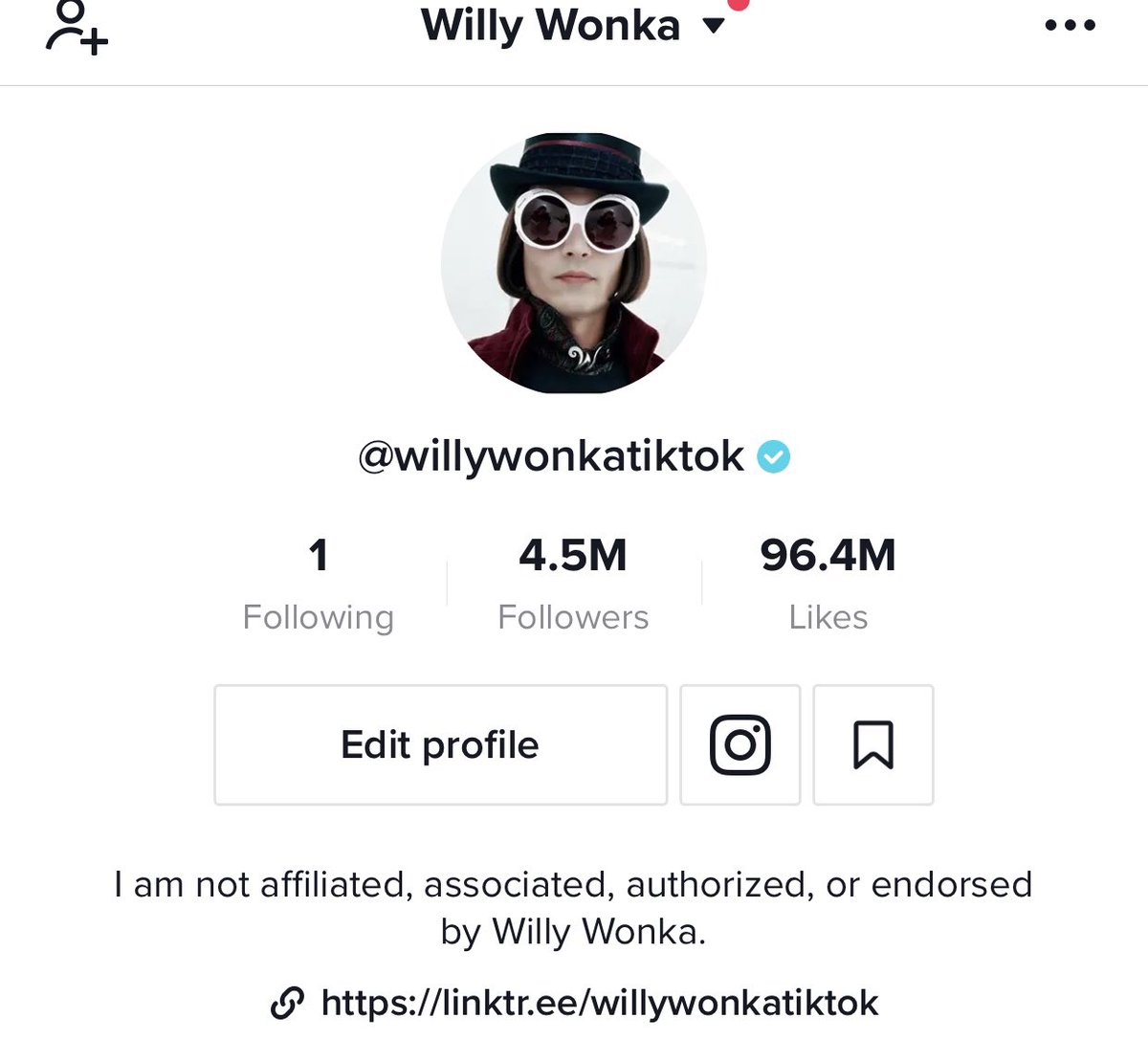 Tiktok on willy wonka Who Is