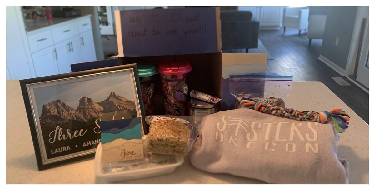 Got a sweet surprise from my sister today! Moving/living far apart is tough but the sister love is strong ♥️♥️♥️