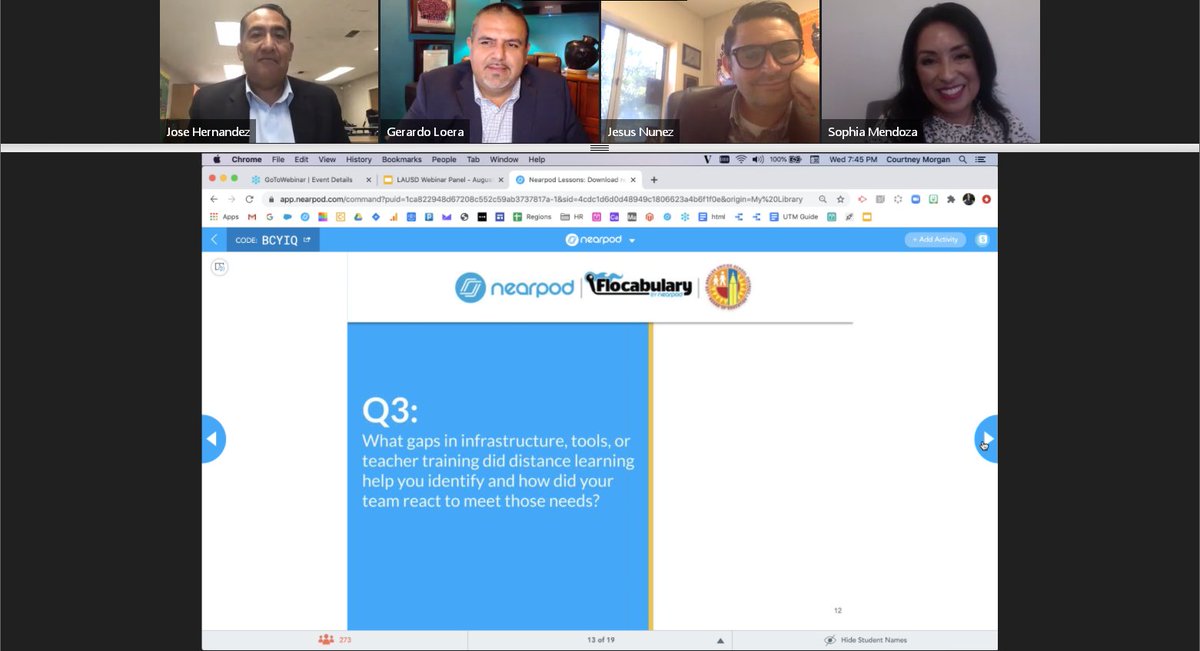 ITI_LAUSD's tweet image. .@LASchools / @LAUSD_Achieve ITI Director @SMMendoza123 responds by highlighting partnership resources such as @CommonSenseEd&apos;s Wide Open Schools &amp;amp; #TechBalance + @ISTE&apos;s #LearningKeepsGoing