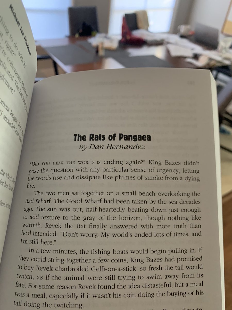 For me, this moment was crystallized upon seeing my short story actually published. It’s real. I can touch it. I hope to do a lot more fiction in the future, it remains my first love, but for now, this is throwing a log on the fire. 13/