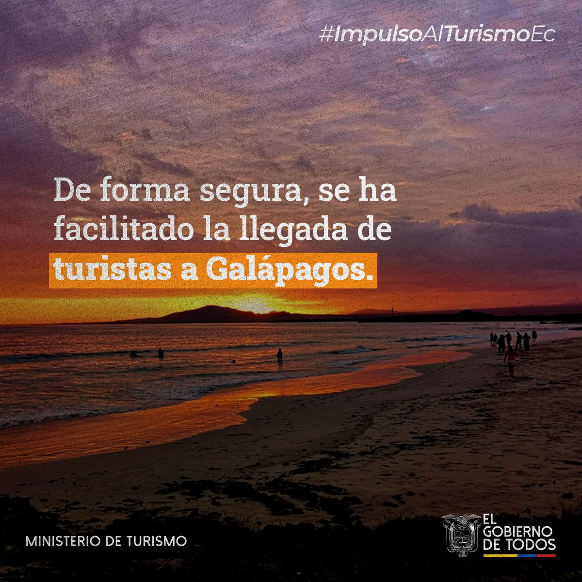 TurismoEc's tweet photo. Para facilitar la llegada de turistas al Archipiélago, y cuidando los protocolos de bioseguridad, el Ministerio de @TurismoEc logró que se disminuya –de 14 a 2 días– el aislamiento preventivo obligatorio de los viajeros que ingresan a Galápagos. #ImpulsoAlTurismoEc #JuntosEcuador https://t.co/BIDMttuDme