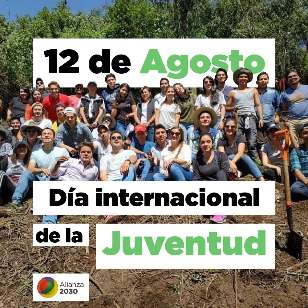 Alianza2030's tweet photo. #DíaInternacionalDeLaJuventud ¡Vamos por más! #Alianza2030 https://t.co/78MkYdEEZg