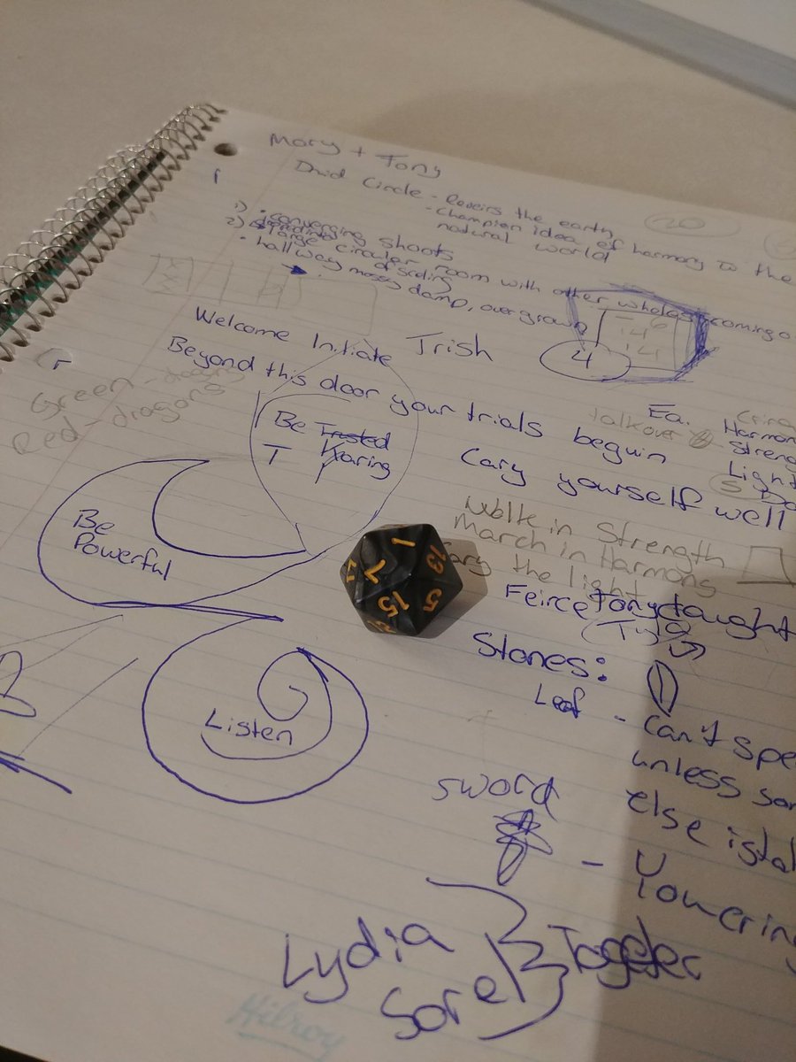 bunkyisme's tweet photo. Trying to decipher my DM notes from a session just before covid...guys I have no idea what's going on 😂 #WyrmwoodWednesday https://t.co/QUFVwesMdB