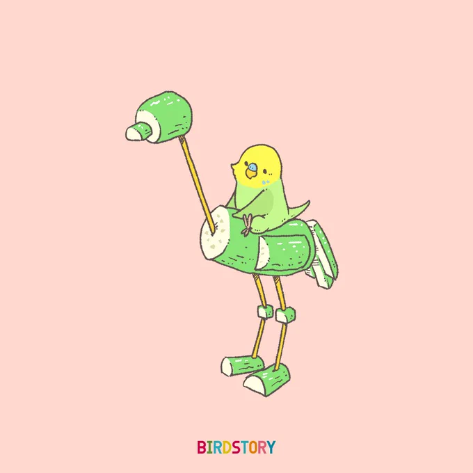 おはようございます。
本日は8月13日、月遅れ盆迎え火とのことです。
https://t.co/tUVoMe3lke 
#BIRDSTORY #精霊馬 #セキセイインコ 