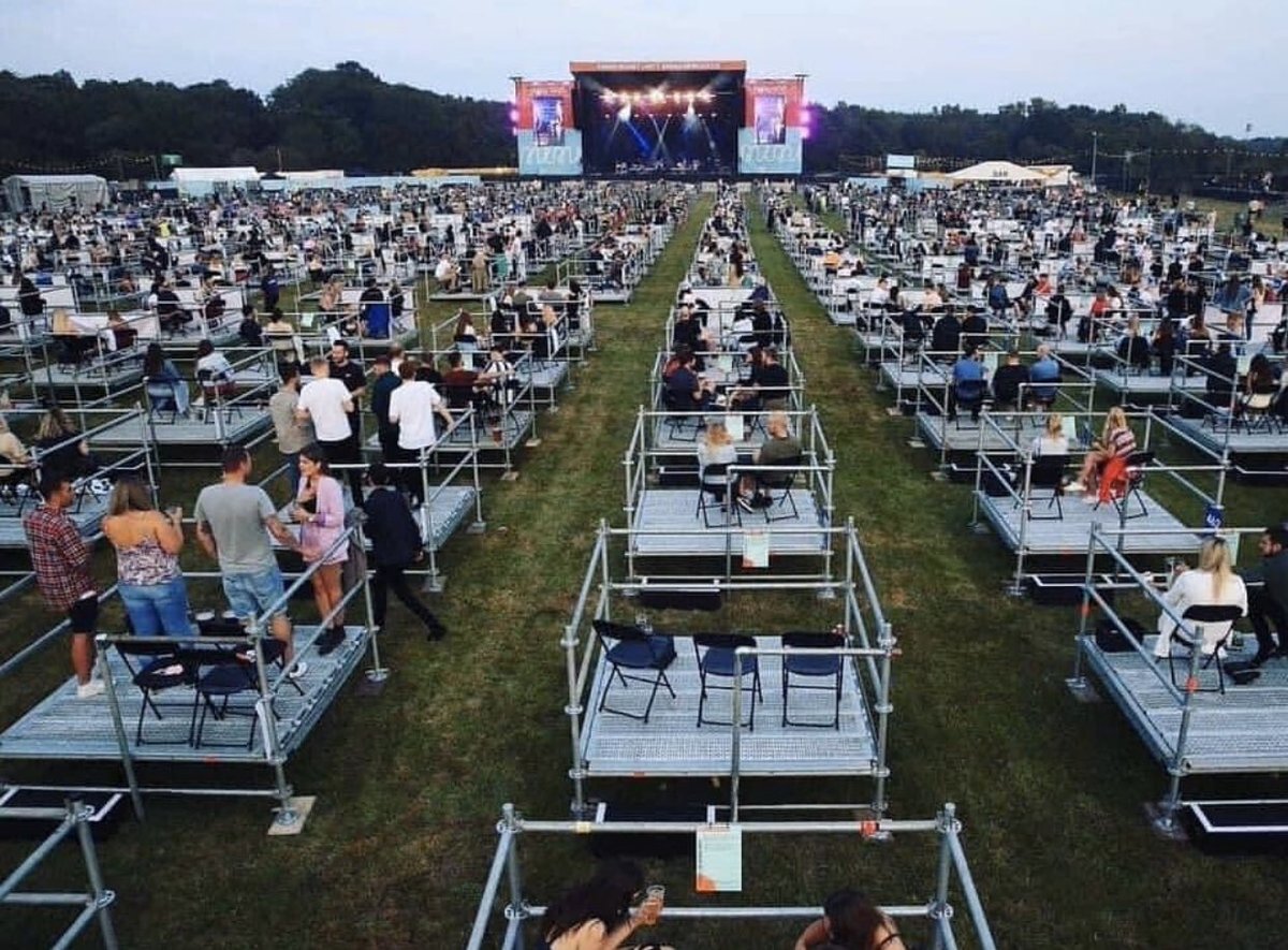 therealNIGHTOUT's tweet image. Guess it’s time to go to England so we can go to concerts again! What do you guys think of this set up?