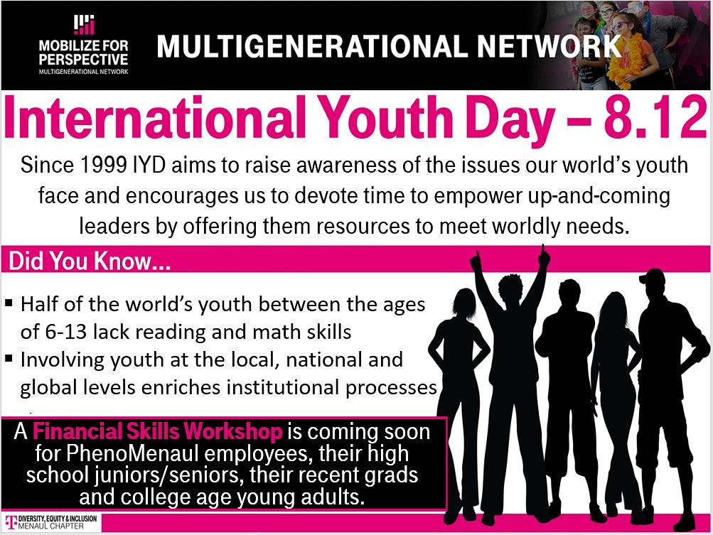 team505menaul's tweet image. Let's #MobilizeForPerspective and prepare our youth to make a difference in the world! Their success benefits the world!🤝🏼
Team PhenoMenaul, check email for workshop deets #BeYou #MGN #InternationalYouthDay