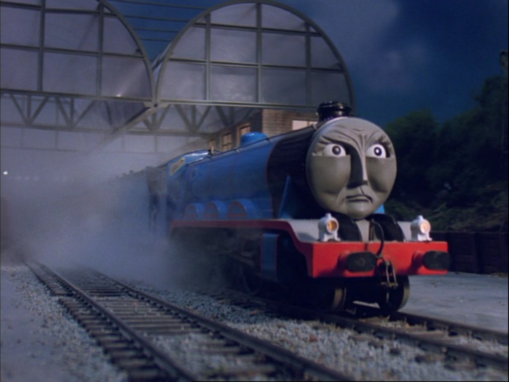 I admit there are some weird continuity errors with this. Gordon collects the express at Brendam in Heroes which makes no sense (special night charter train maybe?), and Percy and Thomas incorrectly come here in Plunge.