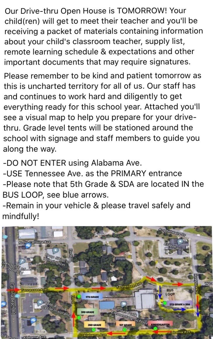 Join us for our 2020 Drive 🚘 🦈Thru Open House! Stop by tomorrow between 3:30-6:30! #NHCSchat