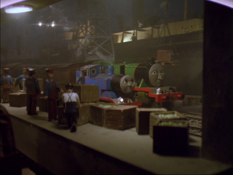 Technically Knapford appears in Something in the Air too, even though it is just the Brendam set redressed. I only say this because it looks like they tried to recreate the Fish setup with the warehouse next to the tracks to be consistent - it's not there in other episodes