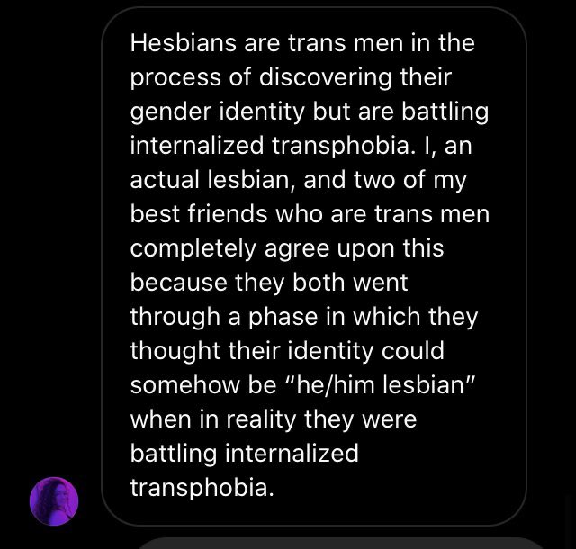 tw: transphobia , lesbophobiakyla is friends who someone who invalidated hesbians by saying they’re trans men dealing with internalized transphobia